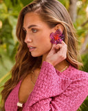 Florena Resin Flower Earrings