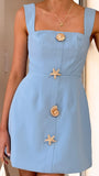 Hallie Mini Dress Blue