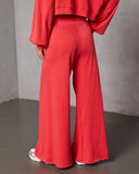 Off Hours Fleece Wide Leg Sweatpants