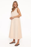 Laurita Maxi Dress Oatmeal