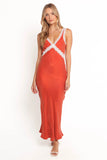 Andie Midi Dress Blood Orange