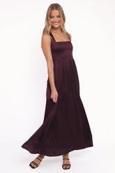 Elania Maxi Dress Plum