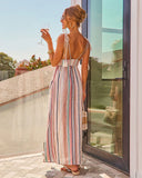 Harbor Keepsake Striped Maxi Dress