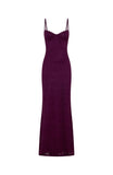 Blossom Belle Maxi Dress Plum