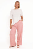 Dean Linen Pants Light Pink