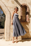 Keegan Maxi Dress Steel Gray