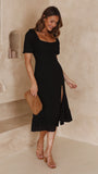 Dixie Midi Dress Black
