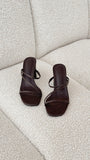 Yazmin Heel Chocolate