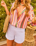 Starlyn Mid Rise Denim Shorts