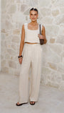 Tillie Crop Top Oatmeal