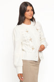 Cleo Floral Cardigan Cream