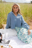Declan Knit Sweater Blue
