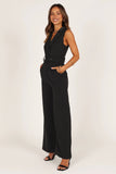 Sienna Belted Jumpsuit Black