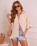 Airy Capsule Button Down Top