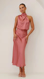 Esther Maxi Dress Baked Rose