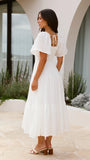 Lainey Midi Dress White