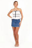Jenni Top White Floral
