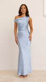 Auria Off Shoulder Maxi Dress Blue