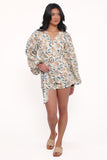 Soul Belted Romper Paisley