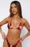 Waves Bikini Top Sunset Petal