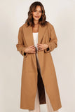 Emersyn Tie Front Coat Camel