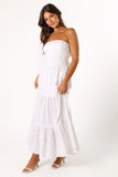Florina Midi Dress White Floral