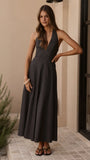 Skye Maxi Dress Steel Grey