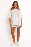 Mia Graphic Tee Golden Hour