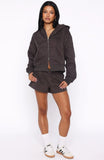Hiding Away Lounge Shorts Dark Camo