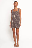 Abbott Mini Dress Brown Floral