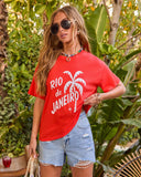Rio De Janeiro Short Sleeve Graphic Tee