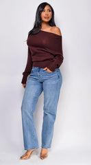 Alba Mid Rise Straight Leg Denim Jeans Blue