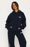 Studio 17 Spencer Oversized Hoodie Navy