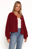 Albertine Cardigan Wine