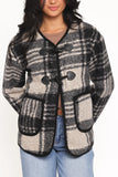 Austin Plaid Jacket Black