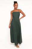 Savannah Maxi Dress Forest Green