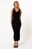 Easton Maxi Knit Dress Black