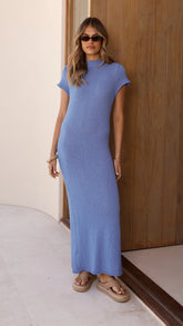 Valise Maxi Dress Blue