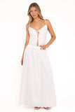 Blaire Skirt Set White