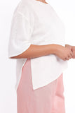 Ardena Boucle Knit Top Cream