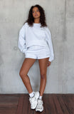 Test Drive Oversized Sweater Grey Marle