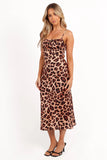 Brynley Midi Dress Leopard