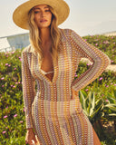 Delphine Crochet Coverup Midi Dress