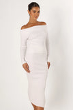 Charlotte Knitted Set White