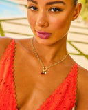 Sweet Glow Cherry Pendant Necklace