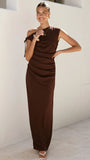 Lealah Maxi Dress Chocolate