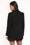 Melissa Layered Blazer Black