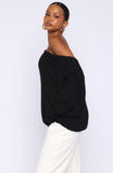Softer Love Knit Sweater Black