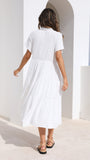 Kimberly Midi Dress White