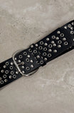 Toto Belt Black Silver